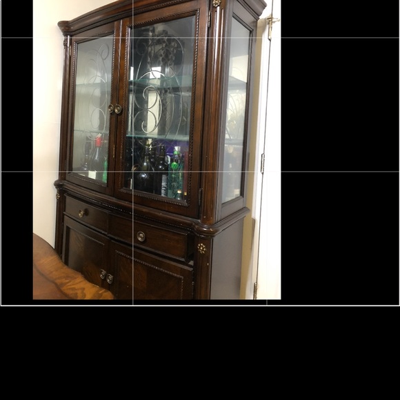 6 FOOT ELEGANT DARK BROWN CHINA - Picture 3 of 5